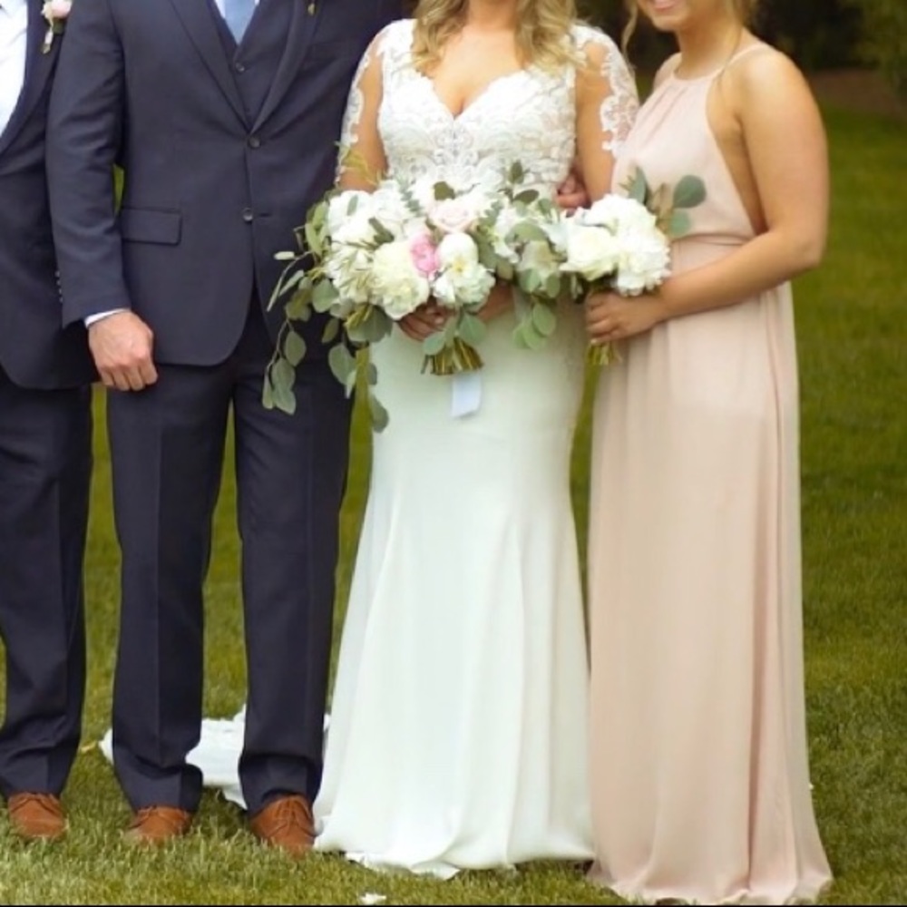 light pink prom dress - Picture 2 of 2